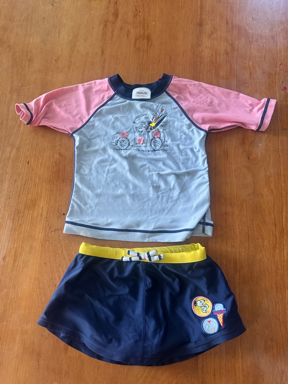 Hanna Andersson Peanuts two piece swim